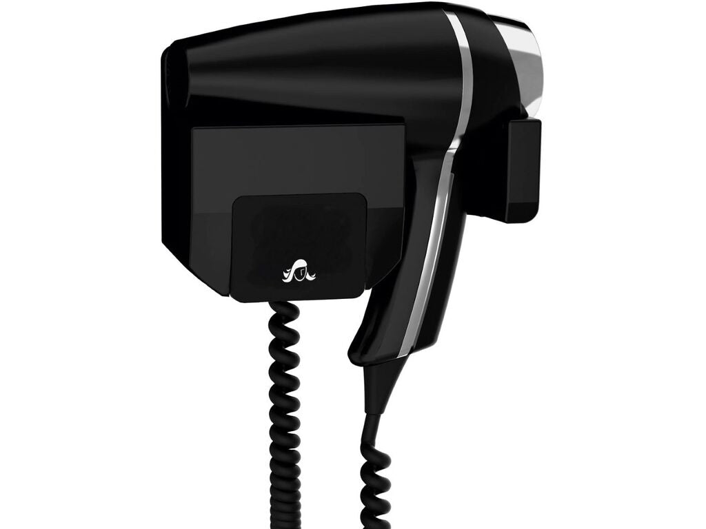 SECADOR DE PELO CLIPPER II NEGRO CON SOPORTE FRONTAL