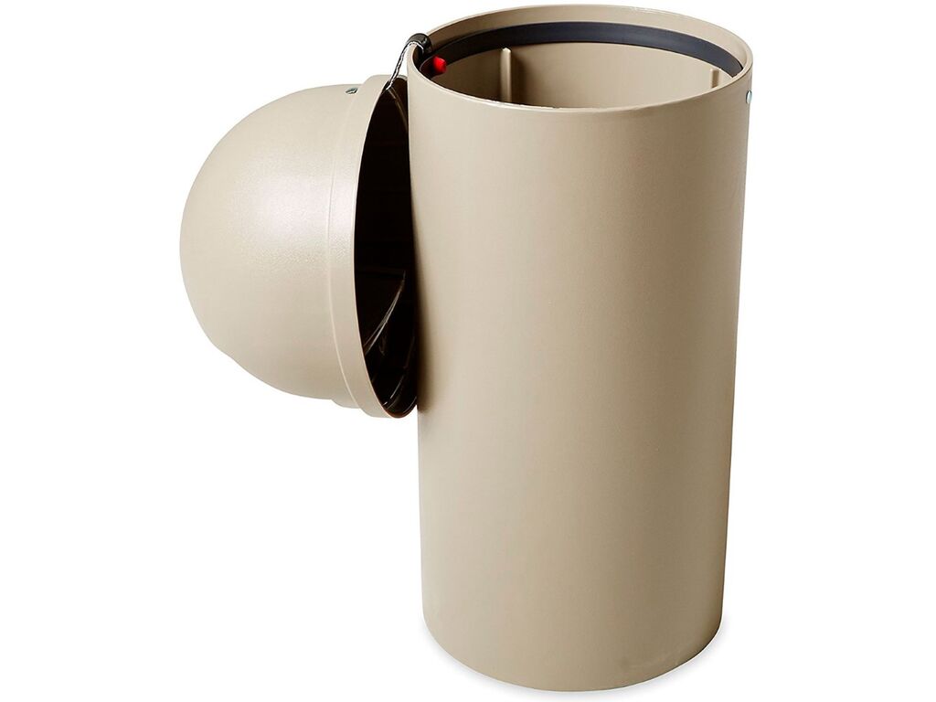 Contenedor Rubbermaid Marshal Classic Beige 56.8 L (2)