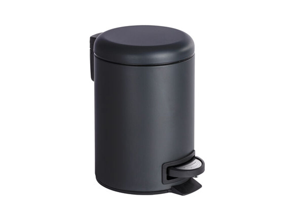 PAPELERA DE PEDAL NEGRA LEMAN 3L & PAPELERA DE PEDAL NEGRA LEMAN 3L NEGRA