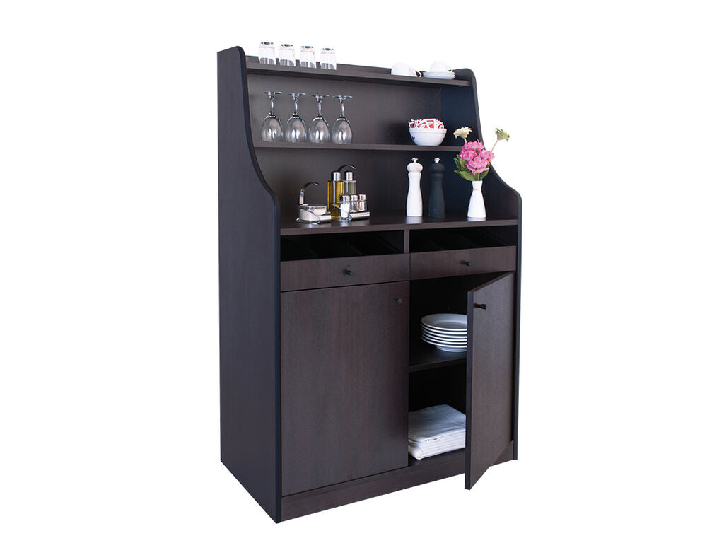 Mueble cubertero dos puertas, estantes (1)