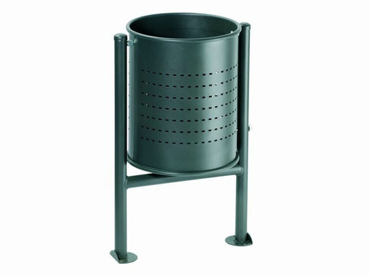 PAPELERA CIRCULAR BASCULANTE 60 LT TROQUELADA