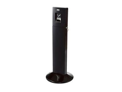 CENICERO VERTICAL RUBBERMAID METROPOLITAN NEGRO