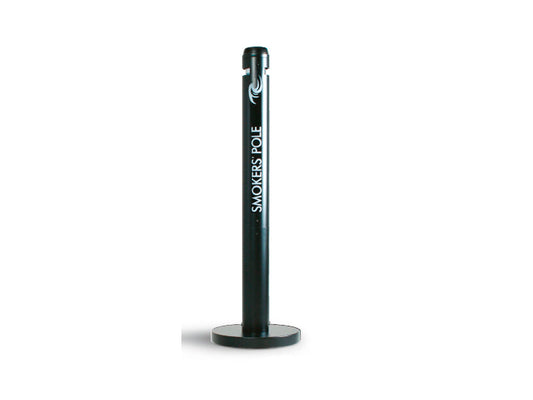 CENICERO RUBBERMAID POLE NEGRO