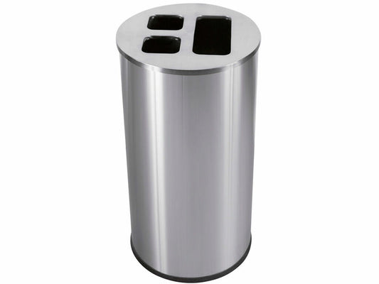 Contenedor Triselectivo JVD 60L Inox Satinado