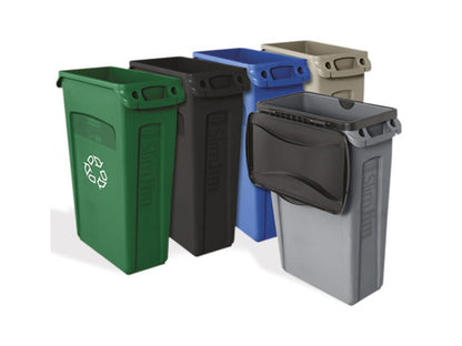 CONTENEDOR DE RESIDUOS RUBBERMAID SLIM JIM 87 LITROS (1)