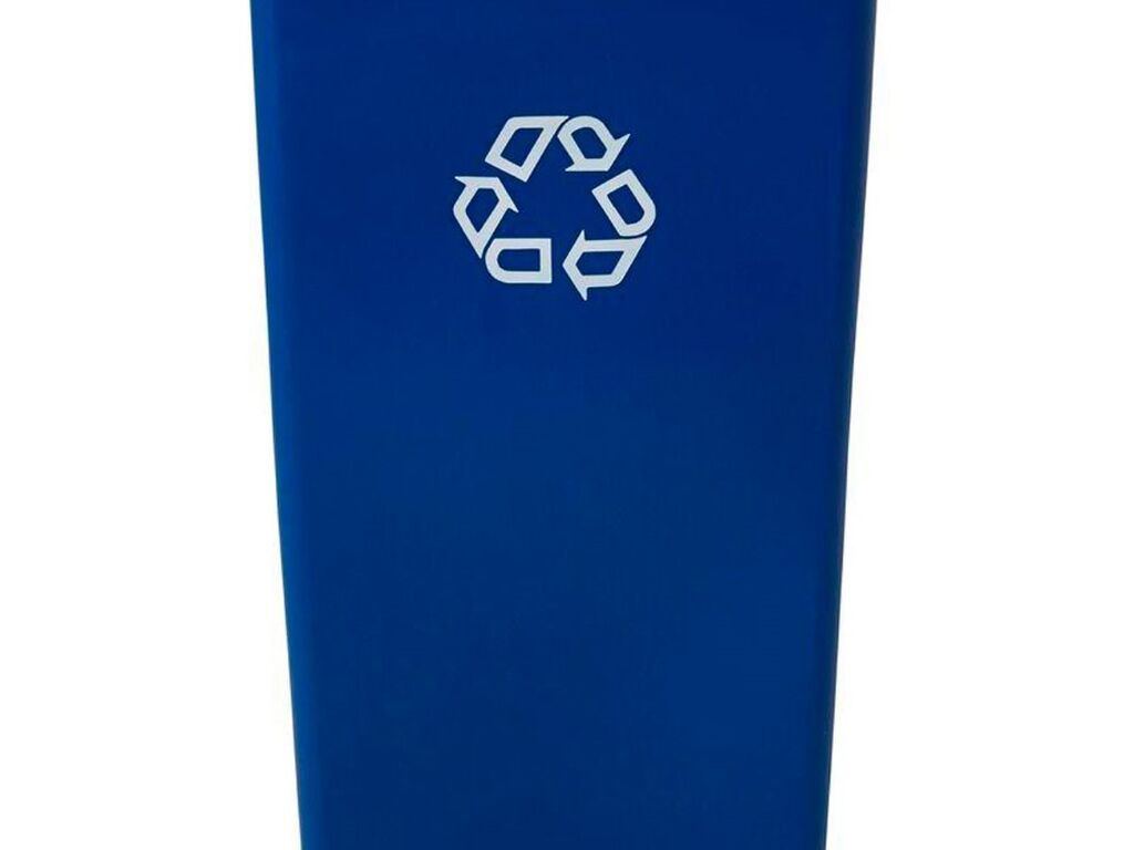 Contenedor de Reciclaje Cuadrado Rubbermaid Untouchable