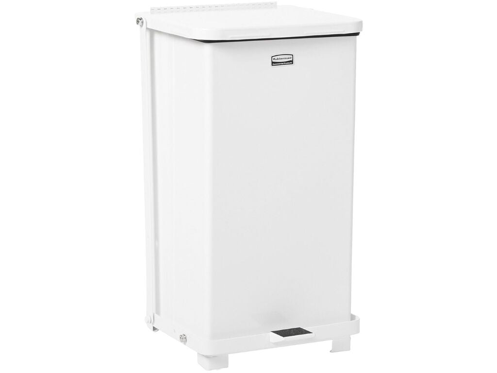 Contenedor Defender Rubbermaid Blanco 90L