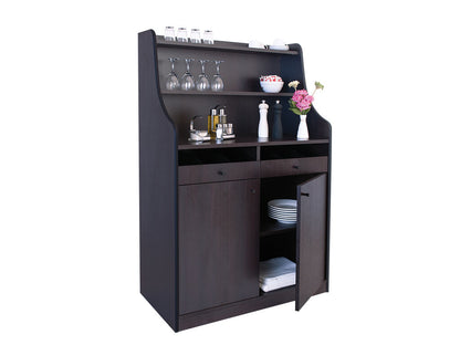 Mueble cubertero dos puertas, estantes (1)