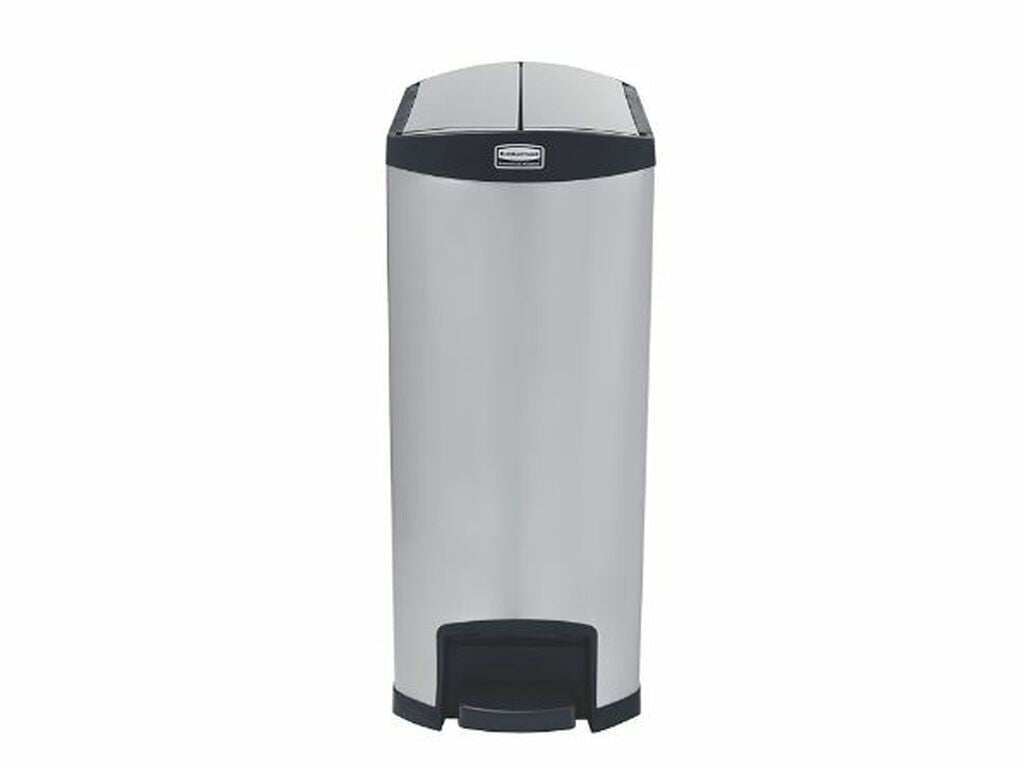 CONTENEDOR EN METAL DE PEDAL LATERAL SLIM JIM 90L