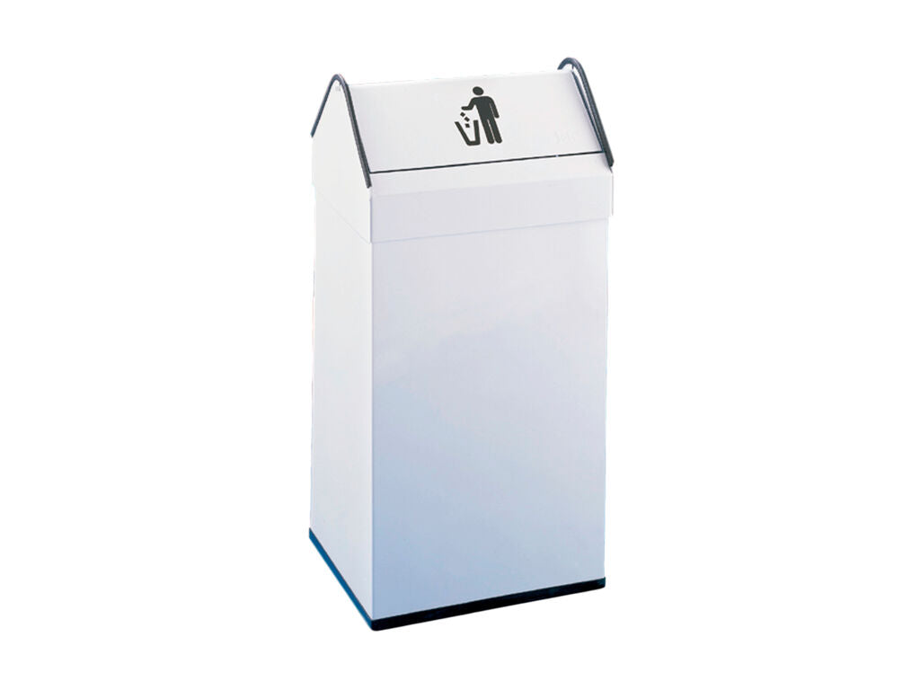 PAPELERA RECTANGULAR TAPA BASCULANTE