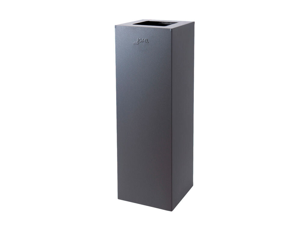 PAPELERA RECTANGULAR BOCA SUPERIOR INOX