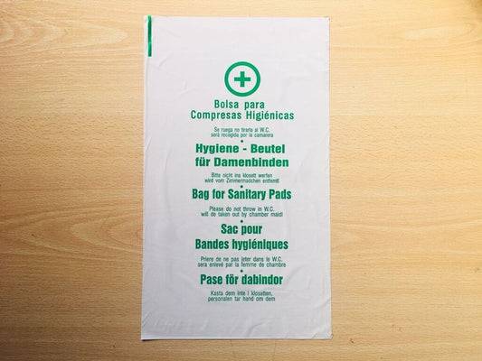 BOLSA HIGIÉNICA PARA BAÑO HOTEL