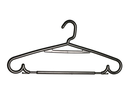 PERCHA DE PLÁSTICO REDONDA CON BARRA
