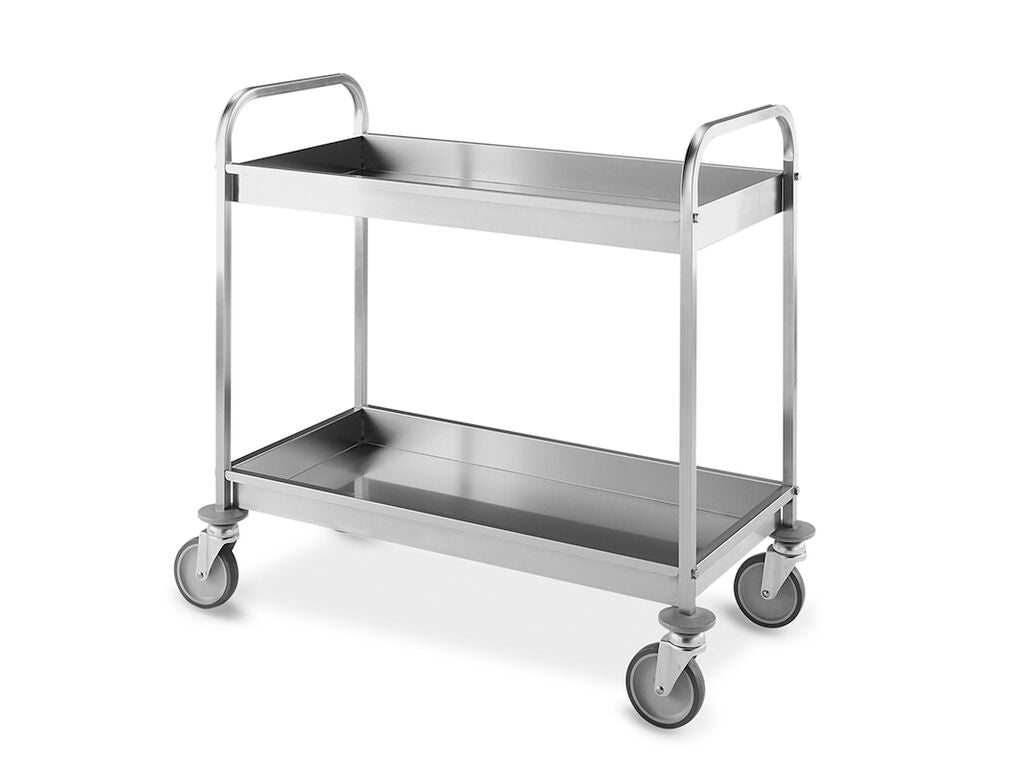 Carro servicios acero inox 2 hondas desmontable