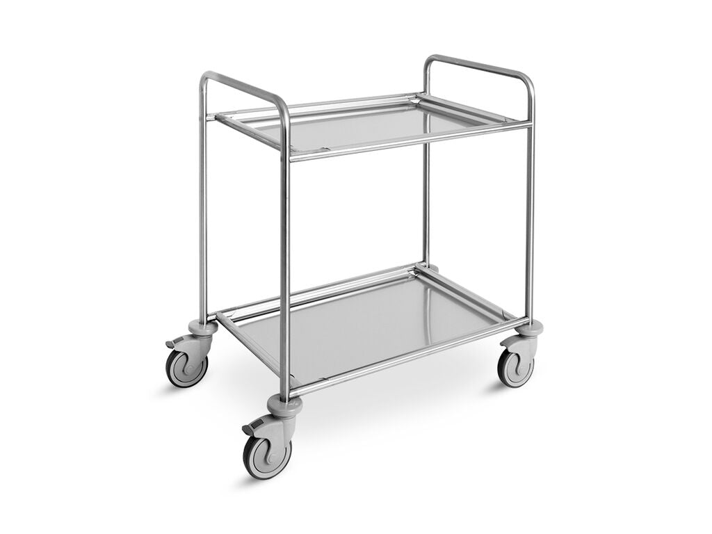 Carro servicios acero inox 2 desmontables