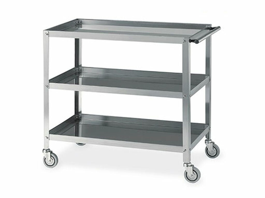 Carro servicios 3 acero inox