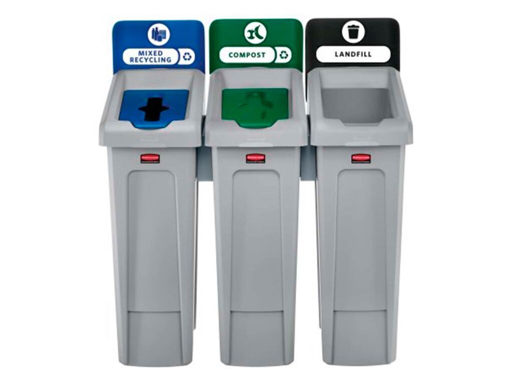 CENTRO RECICLAJE SLIM JIM RUBBERMAID (1)