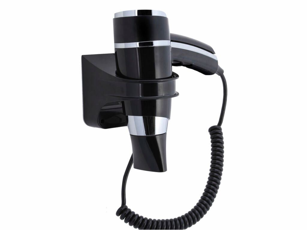 SECADOR DE PELO BRITTONY NEGRO JVD CON SOPORTE BASICO