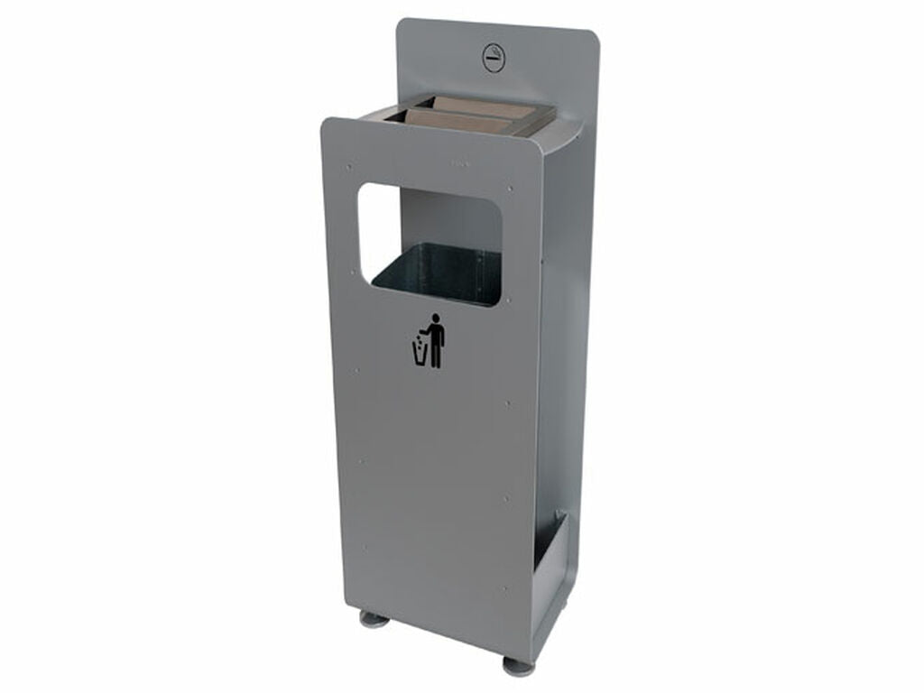 PAPELERA CENICERO SELECTIVA AGORA
