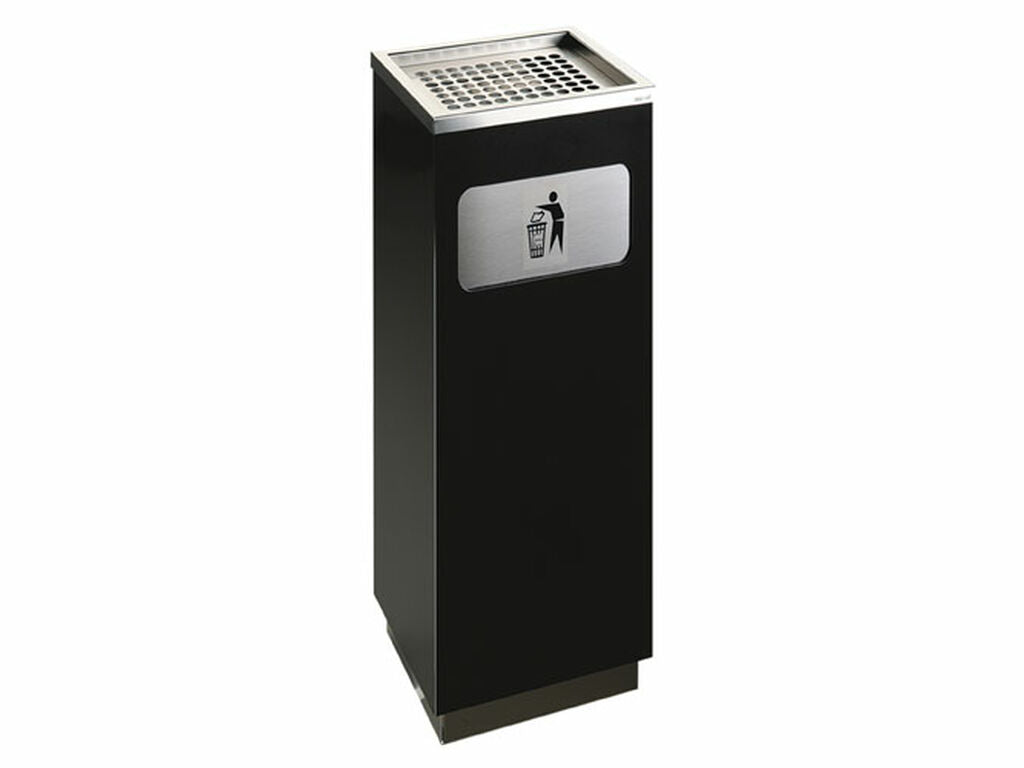 PAPELERA CENICERO LOBBY TAPA BASCULANTE