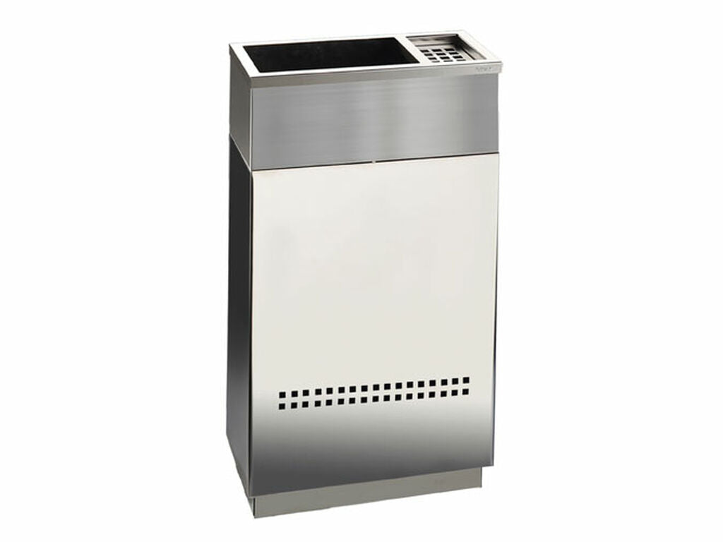 PAPELERA CENICERO MINIMAL ACERO INOX