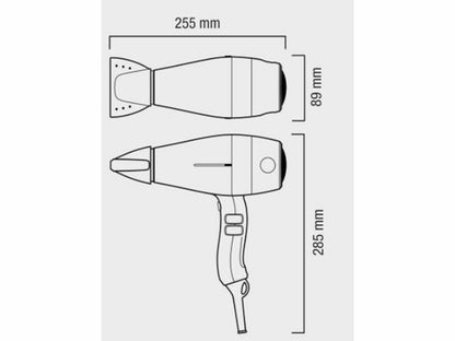 SECADOR DE PELO SWISS SILENT JET 8500 IONIC TF 2000W (1)