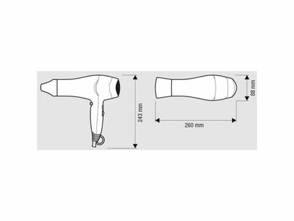 SECADOR DE PELO EXCEL 1800W CON SOPORTE (1)