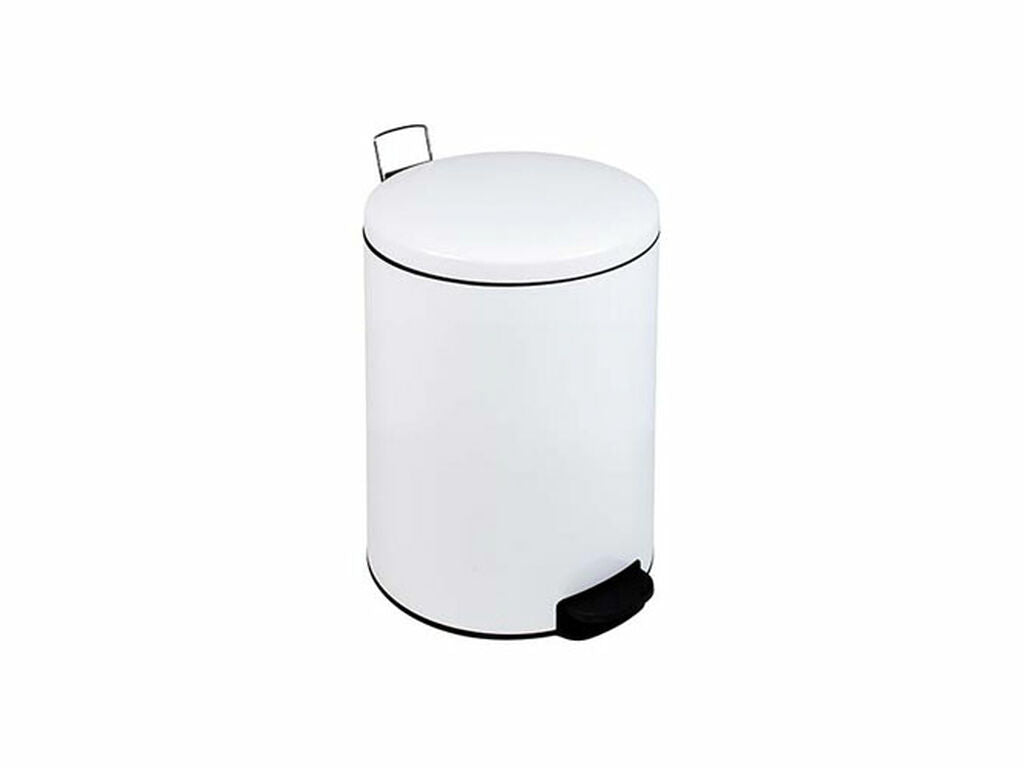 PAPELERA CON PEDAL BIN PLUS BLANCA (1)