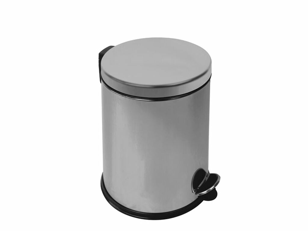 PAPELERA CON PEDAL BIN BASIC BRILLANTE (2)