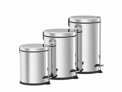 PAPELERA CON PEDAL BIN BASIC BRILLANTE (3)
