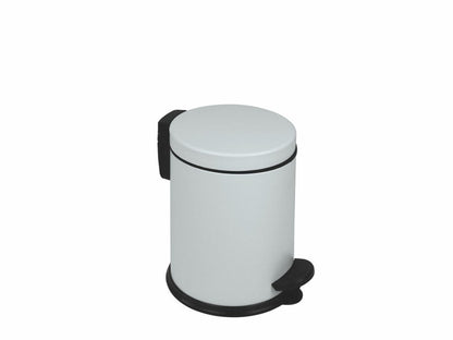 PAPELERA CON PEDAL BIN BASIC BLANCO (2)