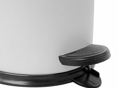 PAPELERA CON PEDAL BIN BASIC BLANCO (4)