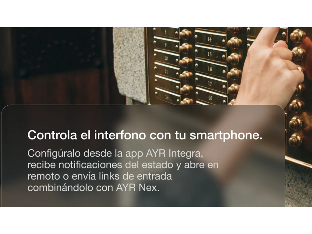 AYR Interphone – Telefonillo inteligente para apertura remota (2)