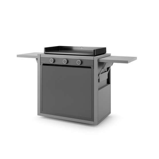 Chariot Fermé PLANCHA DE GAS MODERN 75 ACERO FORGE ADOUR