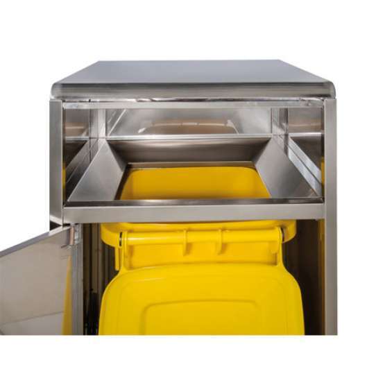 CONTENEUR INOX POUR POUBELLE MEC 120