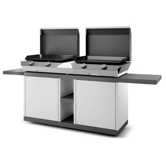 TABLE AVEC ROUES PLANCHA COMBI P FORGE ADOUR