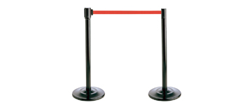 Poteaux cordon et sangle